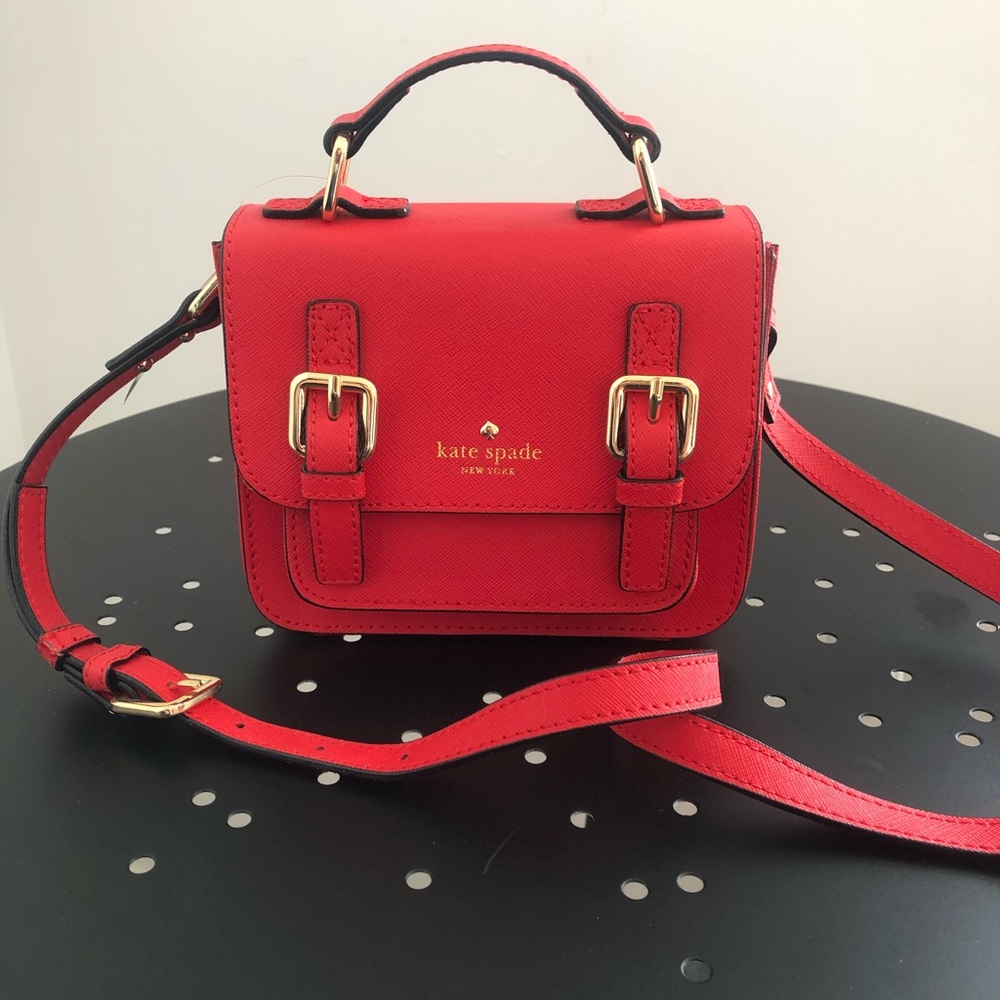 kate spade new york
scout girls' saffiano leather crossbody bag